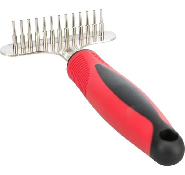Groomer, fin, plast/metal, 8 × 16 cm