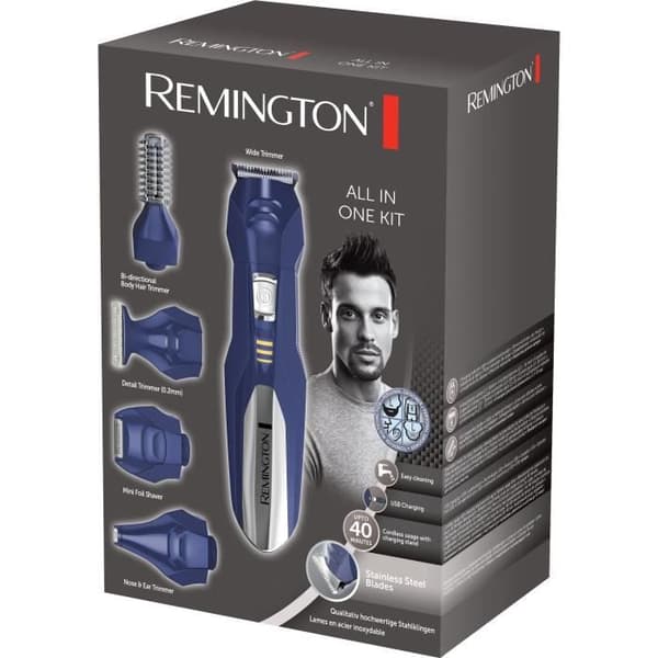 Multifunktionstrimmer - REMINGTON - PG6045 Advanced T - 40 min - Blå / Grå