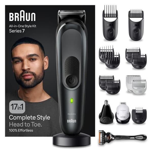 Tondeuse - BRAUN - MGK7491 - 17-i-1 - ProBlade - Autonomi 100 min
