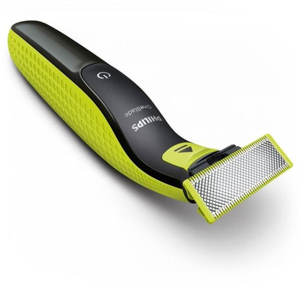 Skäggtrimmer - PHILIPS - Oneblade QP2724/10 - 3 tillbehör (1 / 3 / 5 mm) ingår – trådlös laddningsbar - Grön / Svart