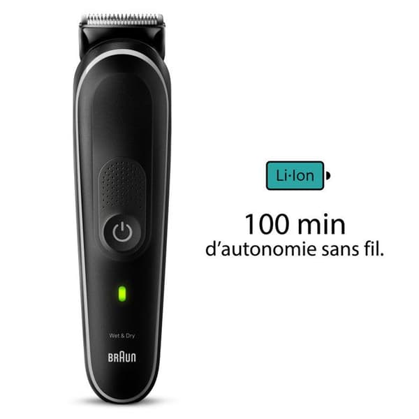 Allt-i-ett trimmer - BRAUN - Serie 5 MGK5440 - 10 i 1 - Kit för skägg, hår, kroppsrakning och mer
