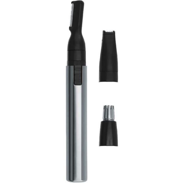 WAHL GroomsMan Micro näs-/öron-/ögonbrynstrimmer - blad i rostfritt stål Svart, Silver