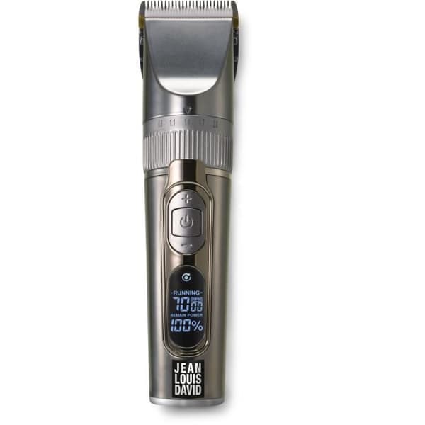 Hår- och skäggtrimmer - JEAN LOUIS DAVID - Digital Clipper - 25 klipphöjder - Lithium-Ion batteri - Lång batteritid