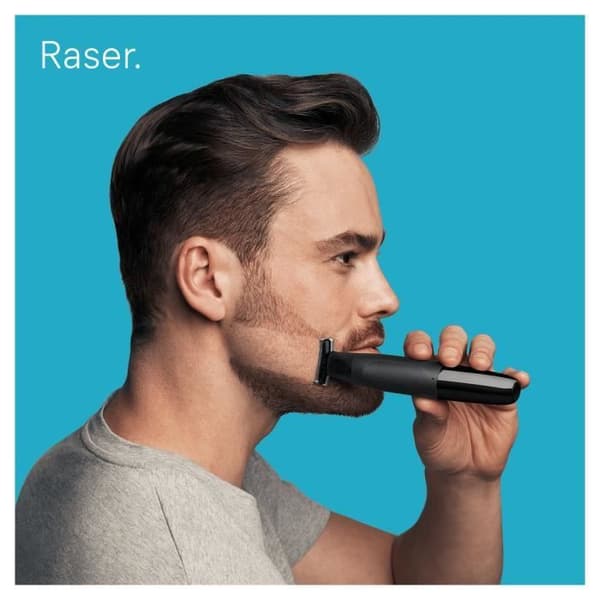 BRAUN Series X XT3100 Hybrid ansiktstrimmer med 4D flexibelt blad, vattentät, 3 kammar - män