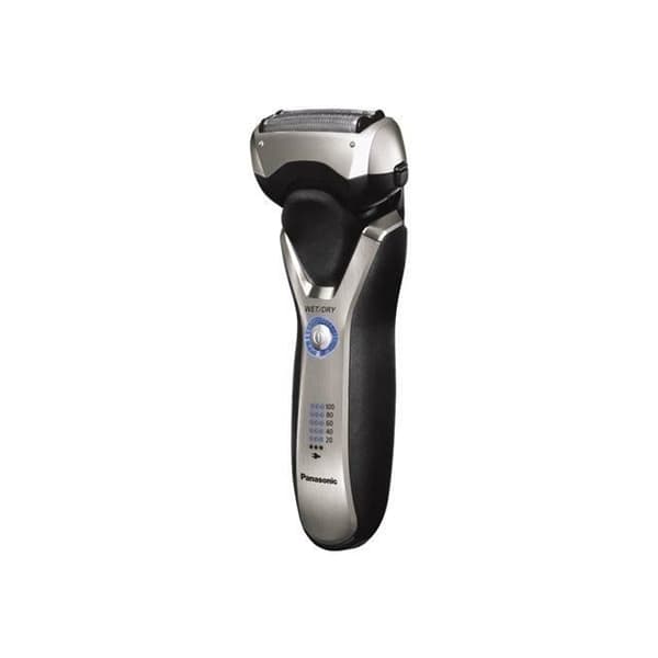 Panasonic ES-RT67-S503 våt & torr uppladdningsbar elektrisk rakapparat, precisa blad, 3 blad, integrerad trimmer, silver