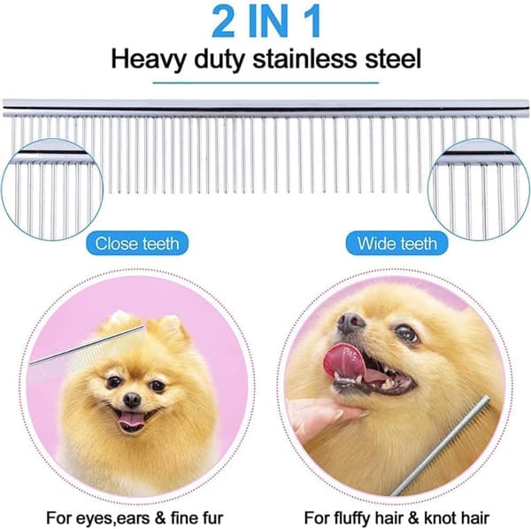 Hundsax-set med trimsax, effileringssax, kam, Böjd sax, rak sax och nagelklippare，Silverrosa