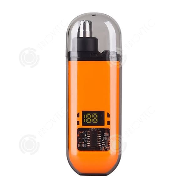 INN Nosörontrimmer för män 200 mah LED USB Laddning 2 nivåer Justering Rengör borstar och dammskydd