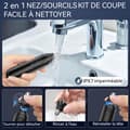 Miniatyrbild 2 av 4: INN Nose Ear Trimmer for Men 2 in 1 500mAh IPX7 Vattentät LED USB Laddning Dubbeleggat blad för ögonbryn och ansikte