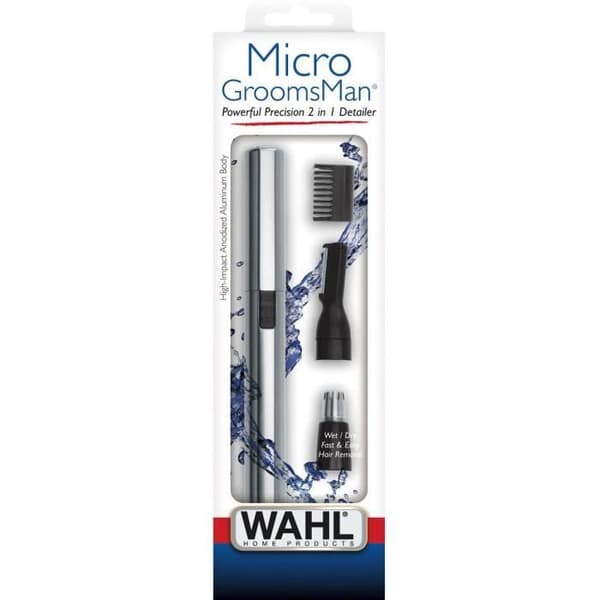 WAHL GroomsMan Micro näs-/öron-/ögonbrynstrimmer - blad i rostfritt stål