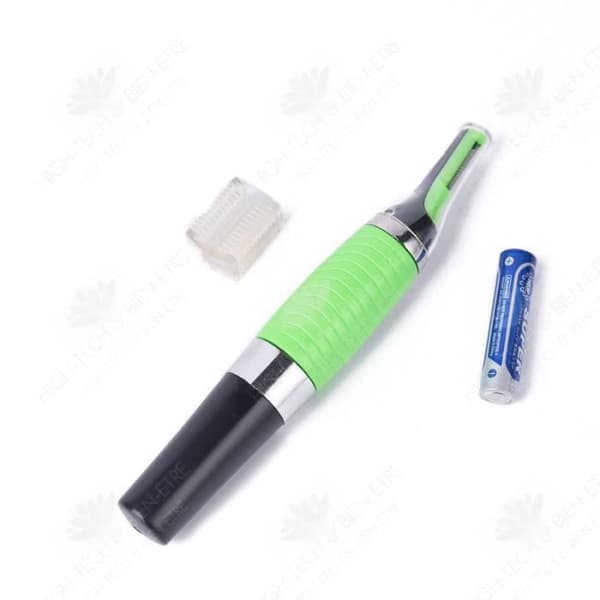 HTBE® ögonbrynstrimmer med lampkanter polisonger Razor Rakapparat Hårtrimmer 3 gånger ren rakning
