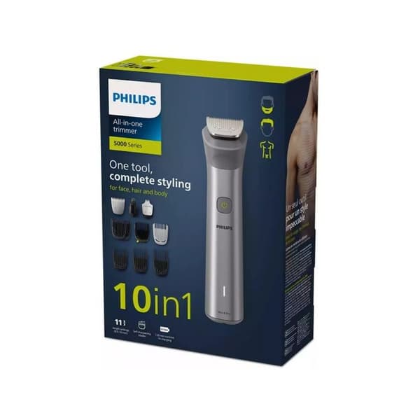 Hårtrimmer - PHILIPS - MG5920/15 - Trådlös - Rostfritt stål - 10 tillbehör inklusive
