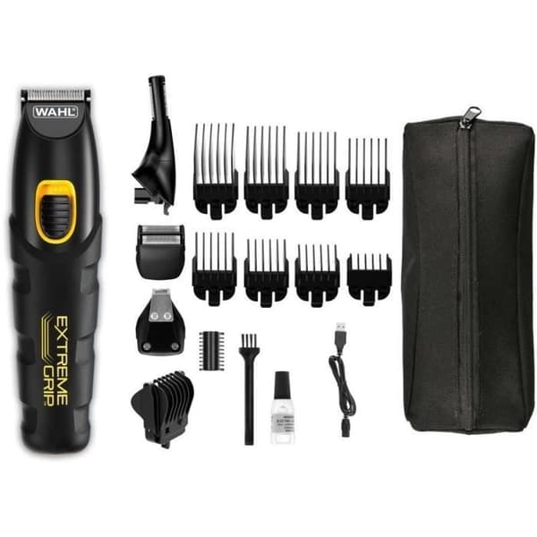 Skäggtrimmer - WAHL - Extreme Grip Advanced - 240 V - 240 min - Svart