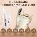 Miniatyrbillede 4 af 7: Lydløs Trådløs Hundetrimmer / Potetrimmer med LED-lys, Vandtæt, Trådløs