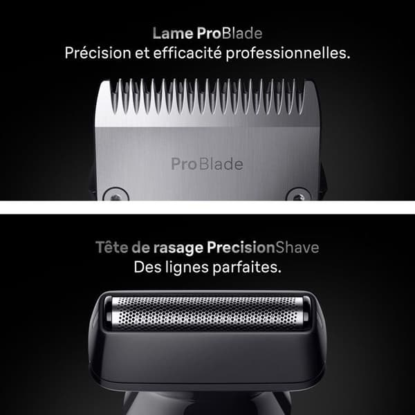 Braun Trimmer All-in-One Series 7, 11-i-1 Kit, ProBlade, AutoSense, AIO7540, Blå