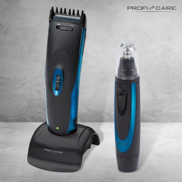 Trimmer och rakapparat - Proficare - HSM/R 3052 - 3 i 1 - Sladdlös drift - Näs- och öronrakapparat