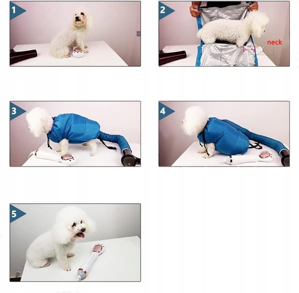 TORKMASKIN FÖR HUSDJUR, HUNDAR OCH KATTER 6-15 kg TORKDRÄKT