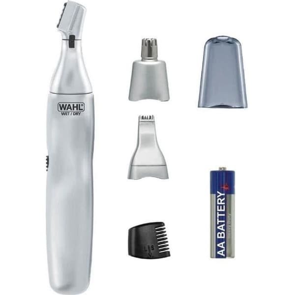 Näs-/örontrimmer - WAHL - Ear, Nose & Brow 3-i-1 - 3 skärhuvuden - Tvättbara blad