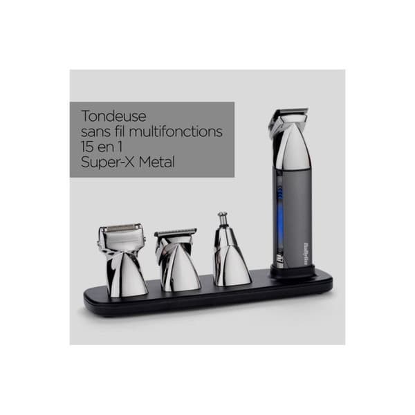 Multifunktionsklippare - BABYLISS - MT996E - 15 i 1 - Autonomi 300 min - Japanskt stål