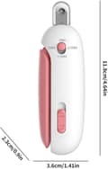 Miniatyrbild 2 av 5: Hund- och kattklippare, husdjursnageltrimmer - med nagelfil, 1-pack