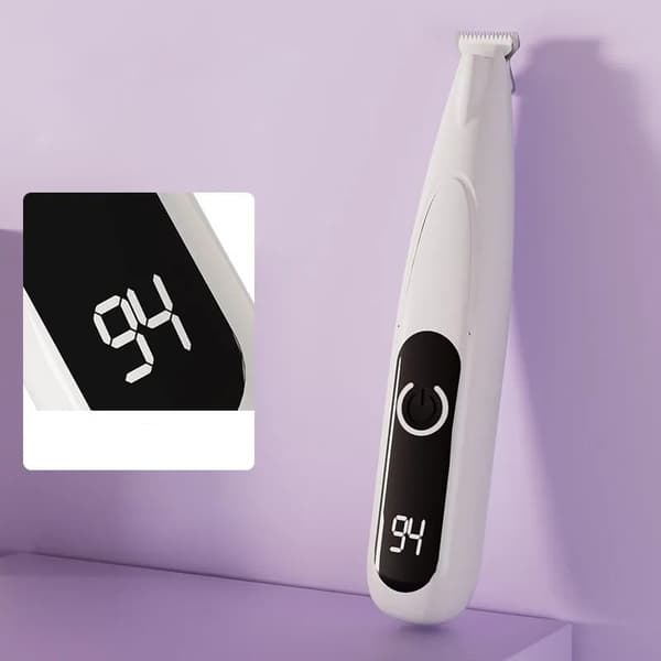 INF Skonsam klotrimmer för husdjur med LED-display