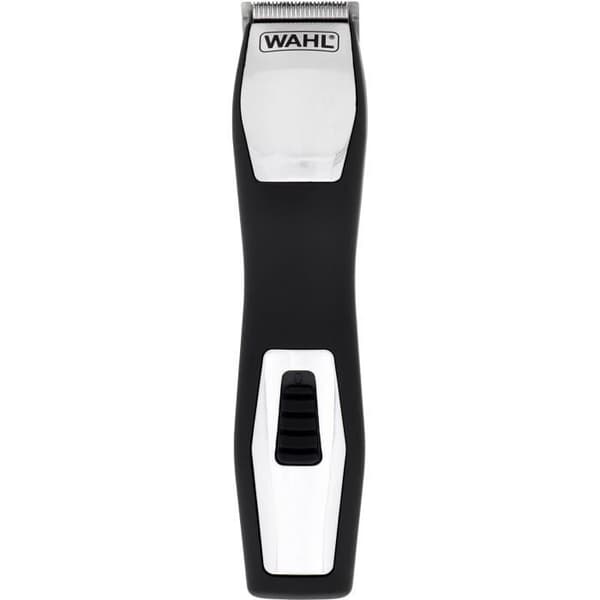 Skäggtrimmer - WAHL - GROOMSMAN PRO - 2,4 V - 6 kammar - Autonomi: 60 min - Svart / Silver Svart, Rostfritt stål