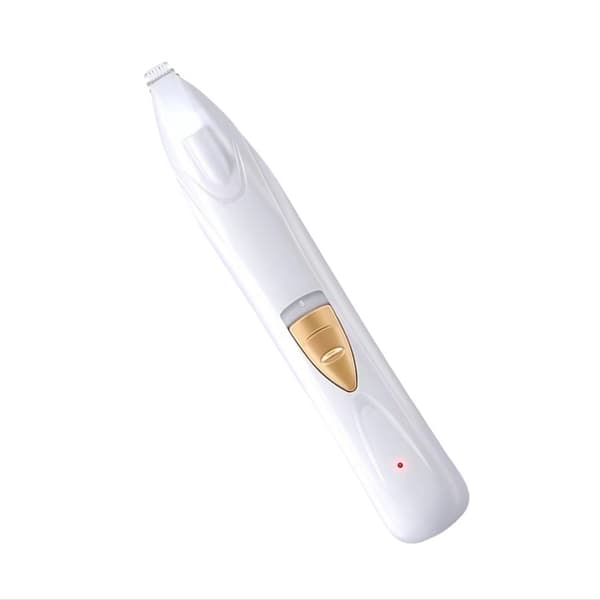 INF LED-valollinen lemmikin tassutrimmeri Valkoinen
