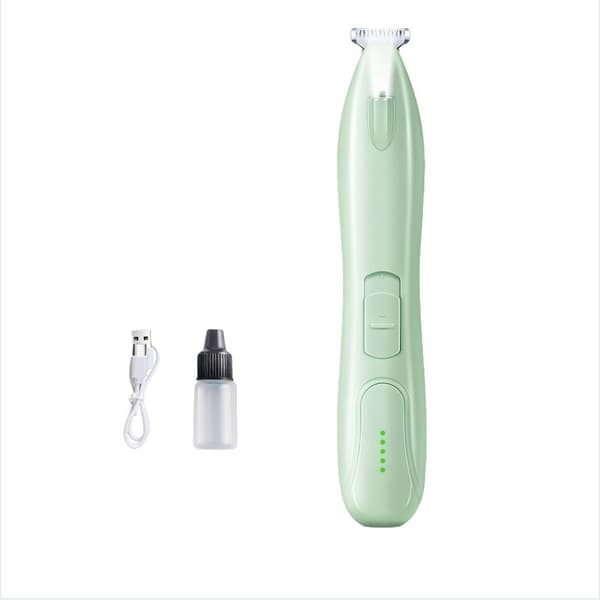 INF Illuminated Electric Pet Paw Trimmer Grön