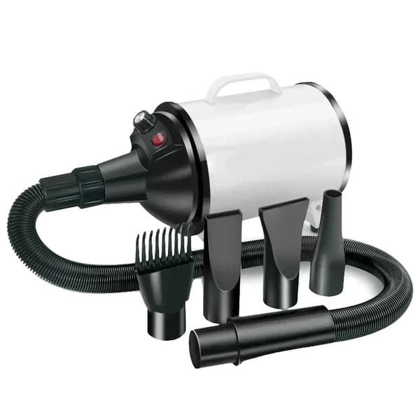 Pet Hårtørrer, Kraftfuld 2800W, Justerbar Temperatur,HVID