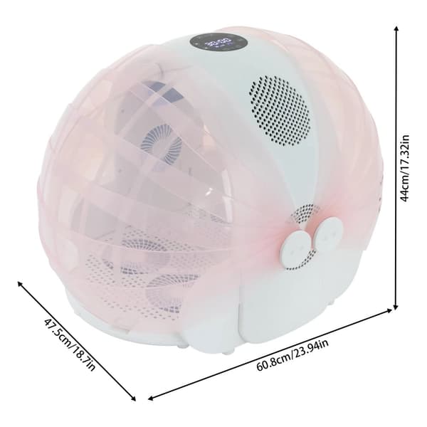 Smart Pet Dryer, 360° Torkning, Låg Bullernivå,Rosa