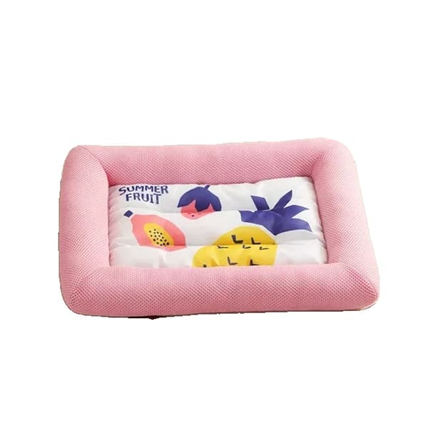 Kylande Hundsovnäste, Andningsbart Tyg, Bärbar Design,Rosa, 54x42cm
