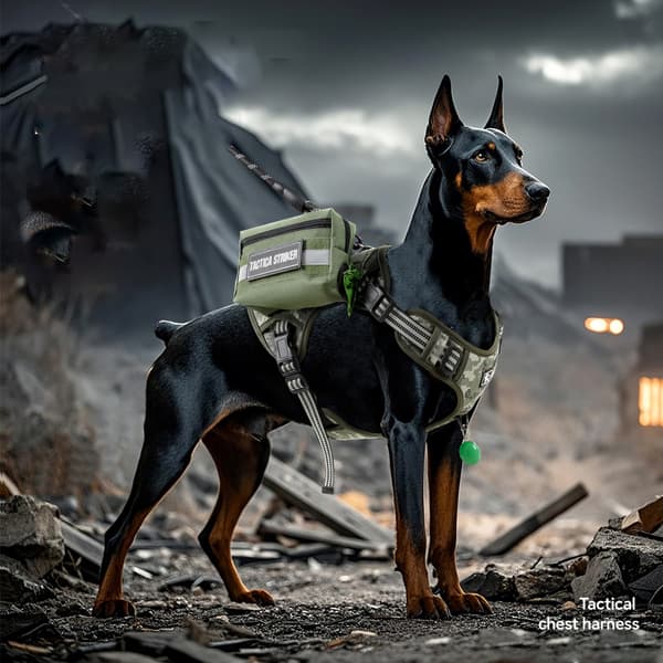 INF Taktisk hundesele med håndtak  XL