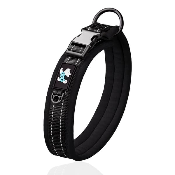 INF Reflekterande Hundhalsband i Rymdbomull - Justerbart & Bekvämt  M