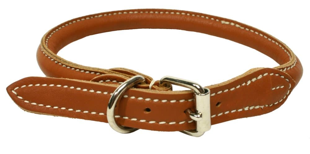 Halsband mjukt rundsytt Brunt