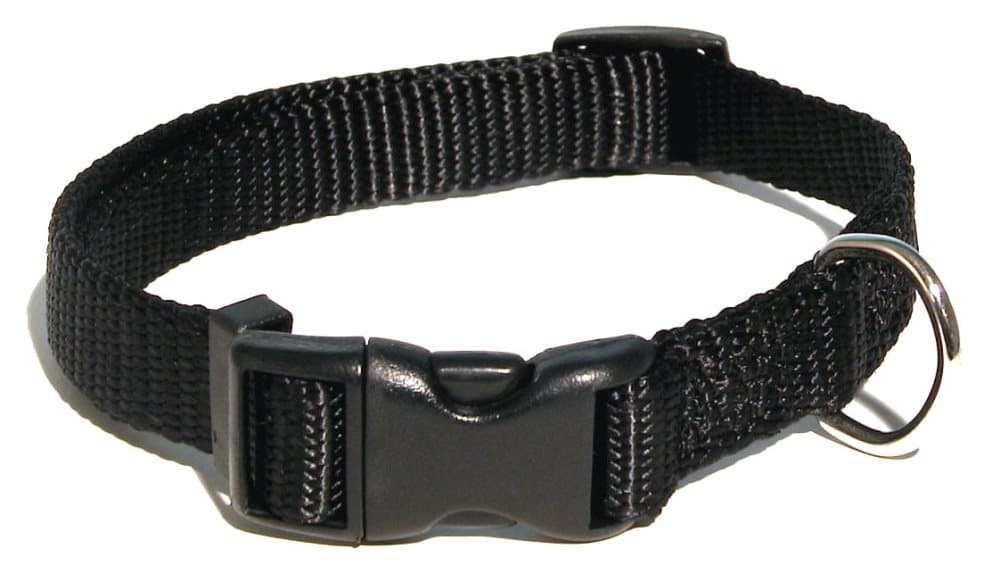 Halsband nylon ställbart svart Gibbon