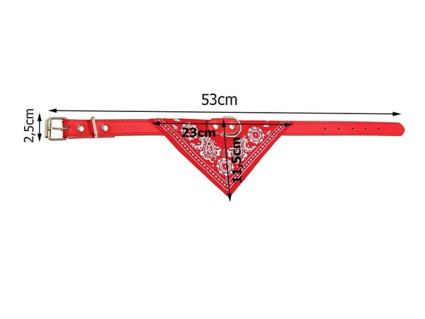 Koiran kaulapanta Bandana/Scarf L (35-44cm) Valitse väri