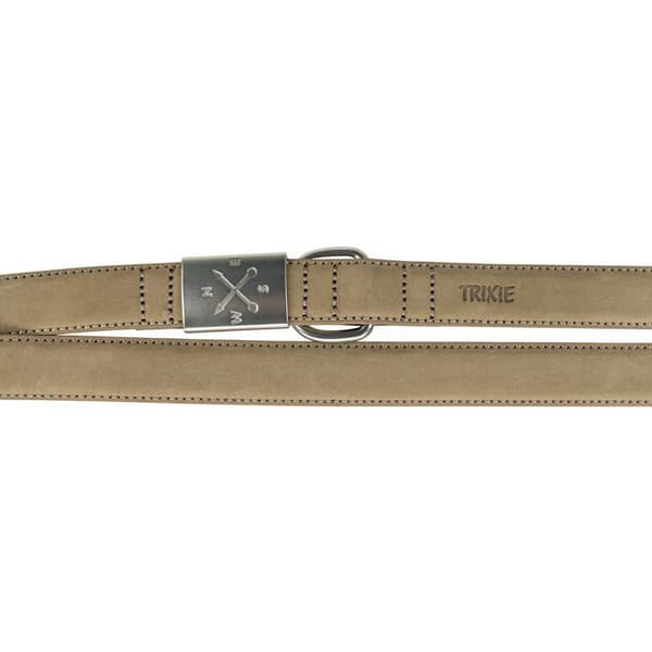 Trixie Läder Be Nordic 20 Mm 2m Koppel Grå M-L