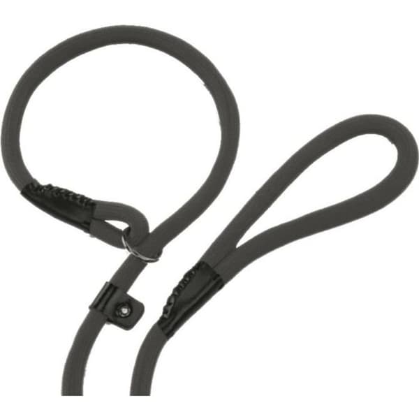 NOBBY Rund nylon lasso 13mmx170cm - Svart - För hundar
