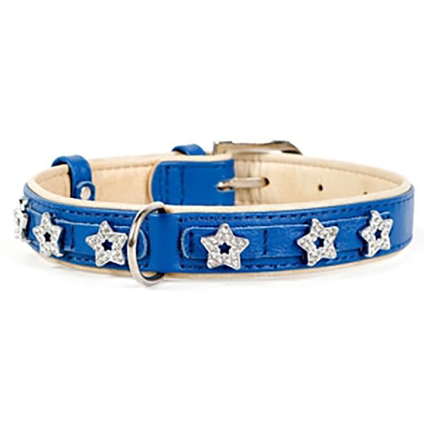 Collar Pet Blå Stjernekrage  38-49 cm