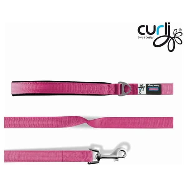 Basic koppel i Fuchsia för hundar - Curli - S