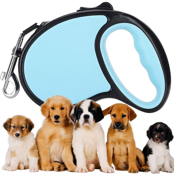 Hundkoppel 5m - Rullande - Flexibelt Rullkoppel - Hund Koppel