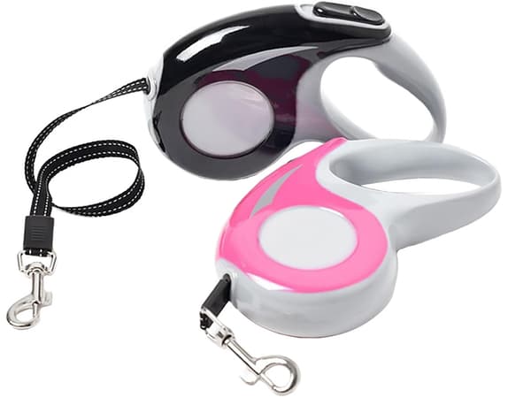 Hundkoppel 5m - Rullande - Flexibelt Rullkoppel - Hund Koppel