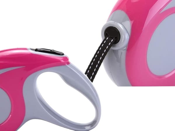 Hundkoppel 5m - Rullande - Flexibelt Rullkoppel - Hund Koppel
