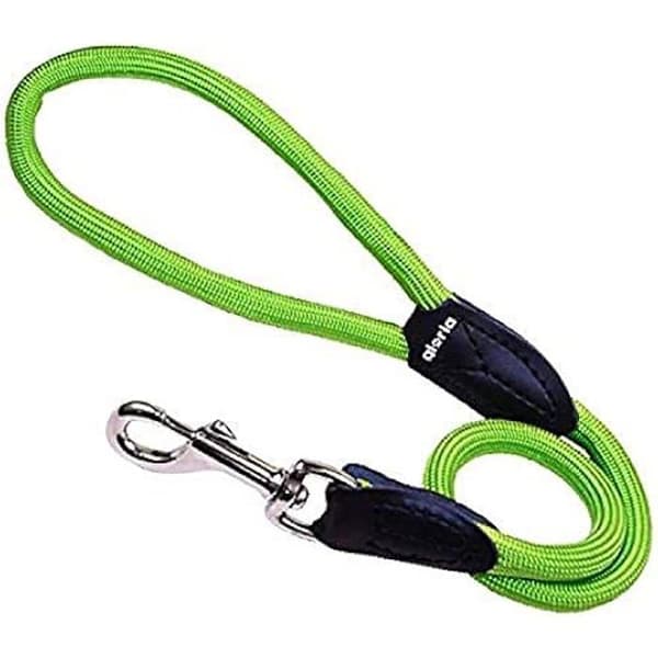 Hundbälte - GLORIA - Runt nylon - 60 cm - Grön färg - Slitstark