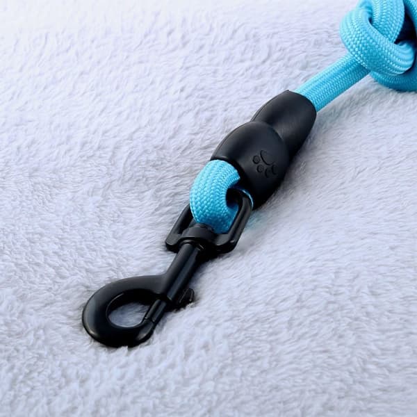 Nylon Dog Outdoor Training Kävely Säädettävä talutushihna Valjaat Köysipanta (Sky Blue, S)