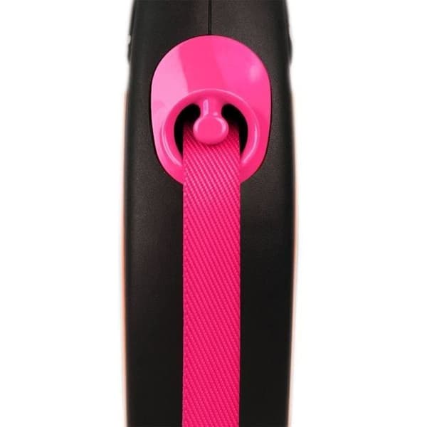 TRIXIE flexi New NEON -hihnatalutin - koko S - 5 m - neonpinkki