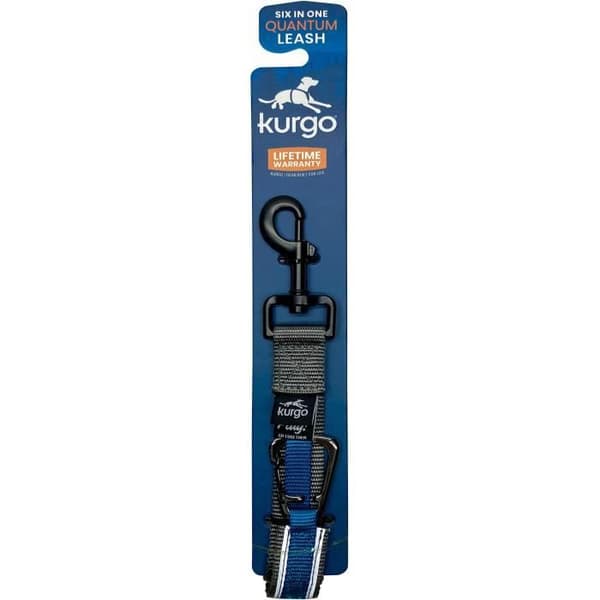 Håndfri snor - KURGO - QUANTUM - 6 positioner - 120 til 180 cm - Blå