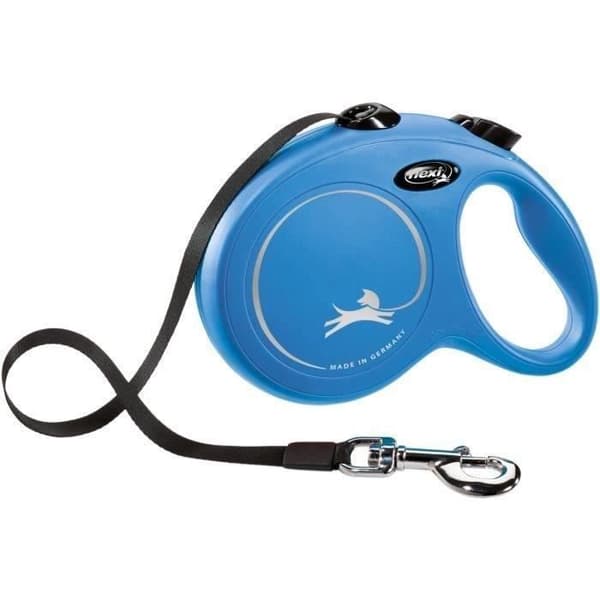 TRIXIE flexi New CLASSIC -hihnatalutin - koko L - 5 m - sininen