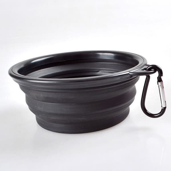 Portable Silicone Cat Dog Pet Feeding Bowl