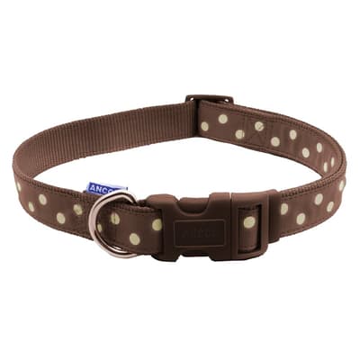 Ancol Pet Products Indulgence Adjustable Vintage Polka Dot Dog Collar