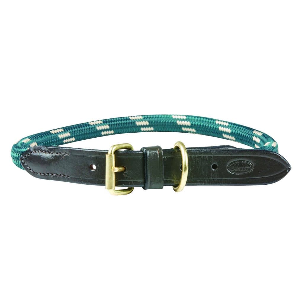 Weatherbeeta Rope Leather Dog Collar CDON